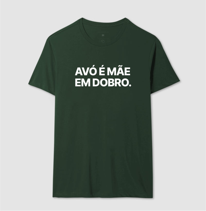 Camiseta Avó é Mãe em dobro