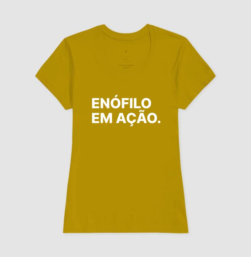 Camiseta Enófilo em ação