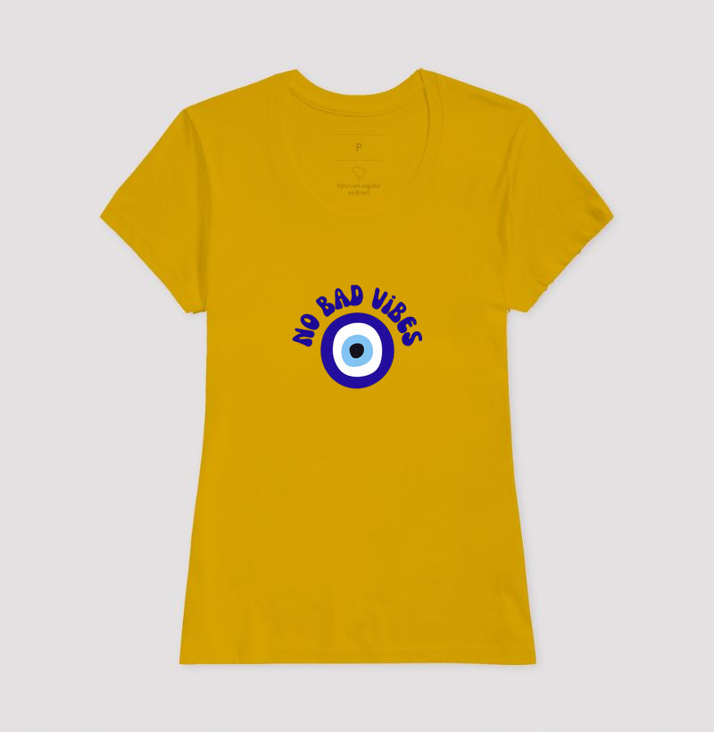 Camiseta olho grego no bad vibes