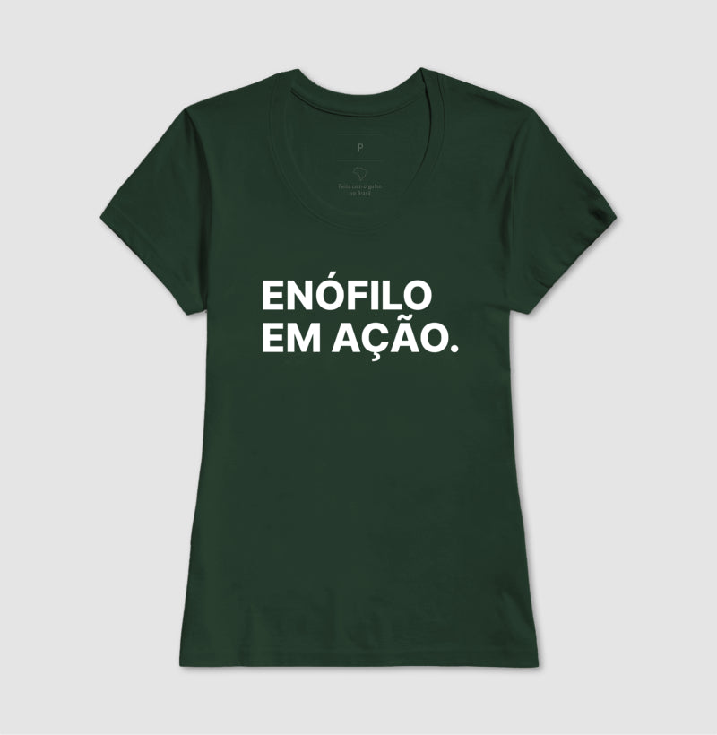 Camiseta Enófilo em ação