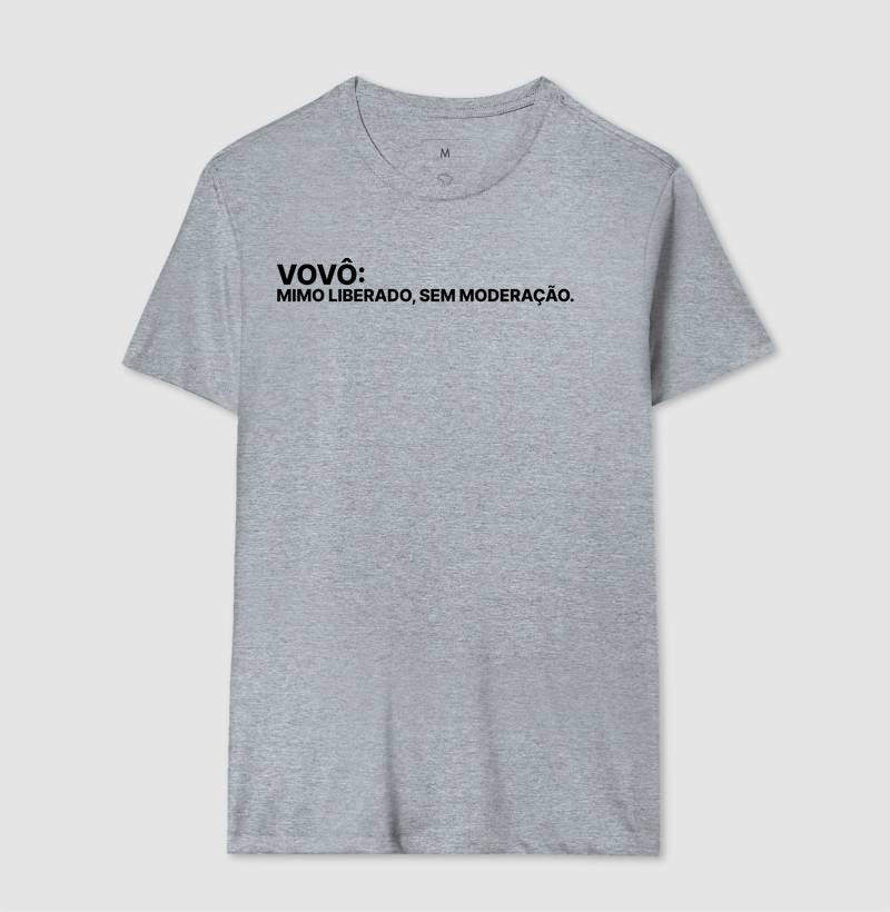 Camiseta Vovô mimo liberado sem moderação