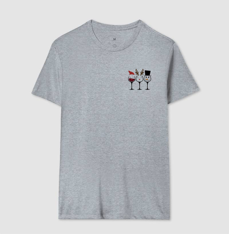 Camiseta Taças natalinas