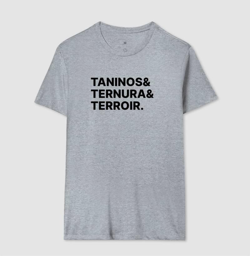 Camiseta Taninos & Ternura & Terroir