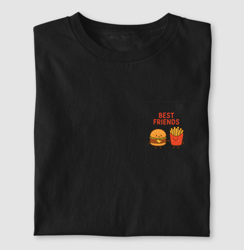 Camiseta Best Friends Hamburguer e Fritas