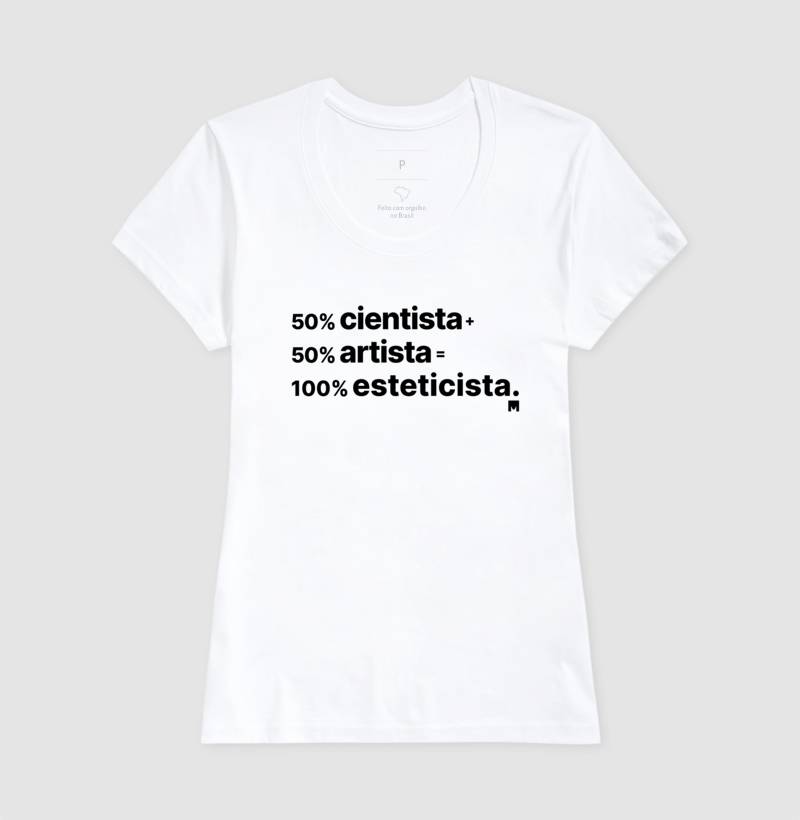 Camiseta Porcentagem Esteticista