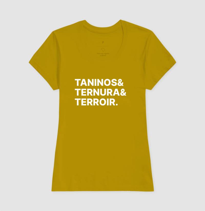 Camiseta Taninos & Ternura & Terroir