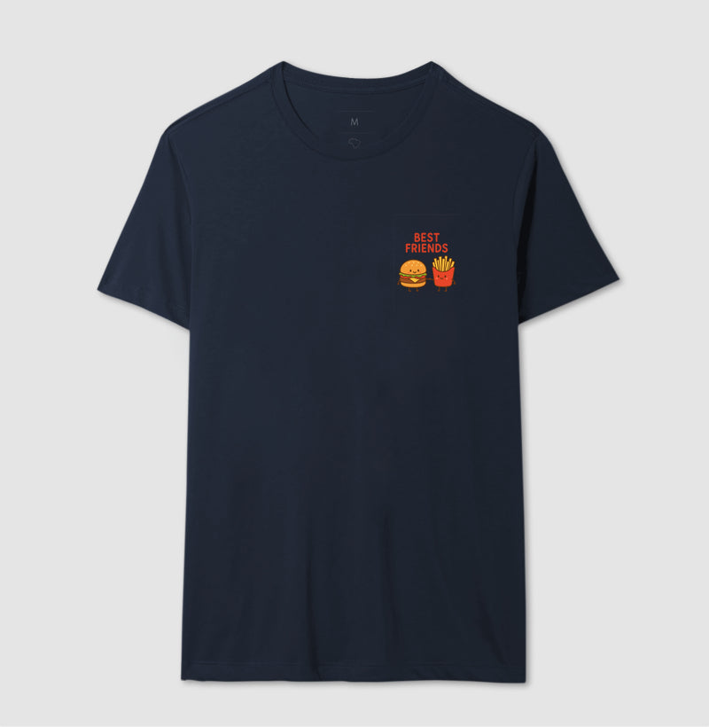 Camiseta Best Friends Hamburguer e Fritas