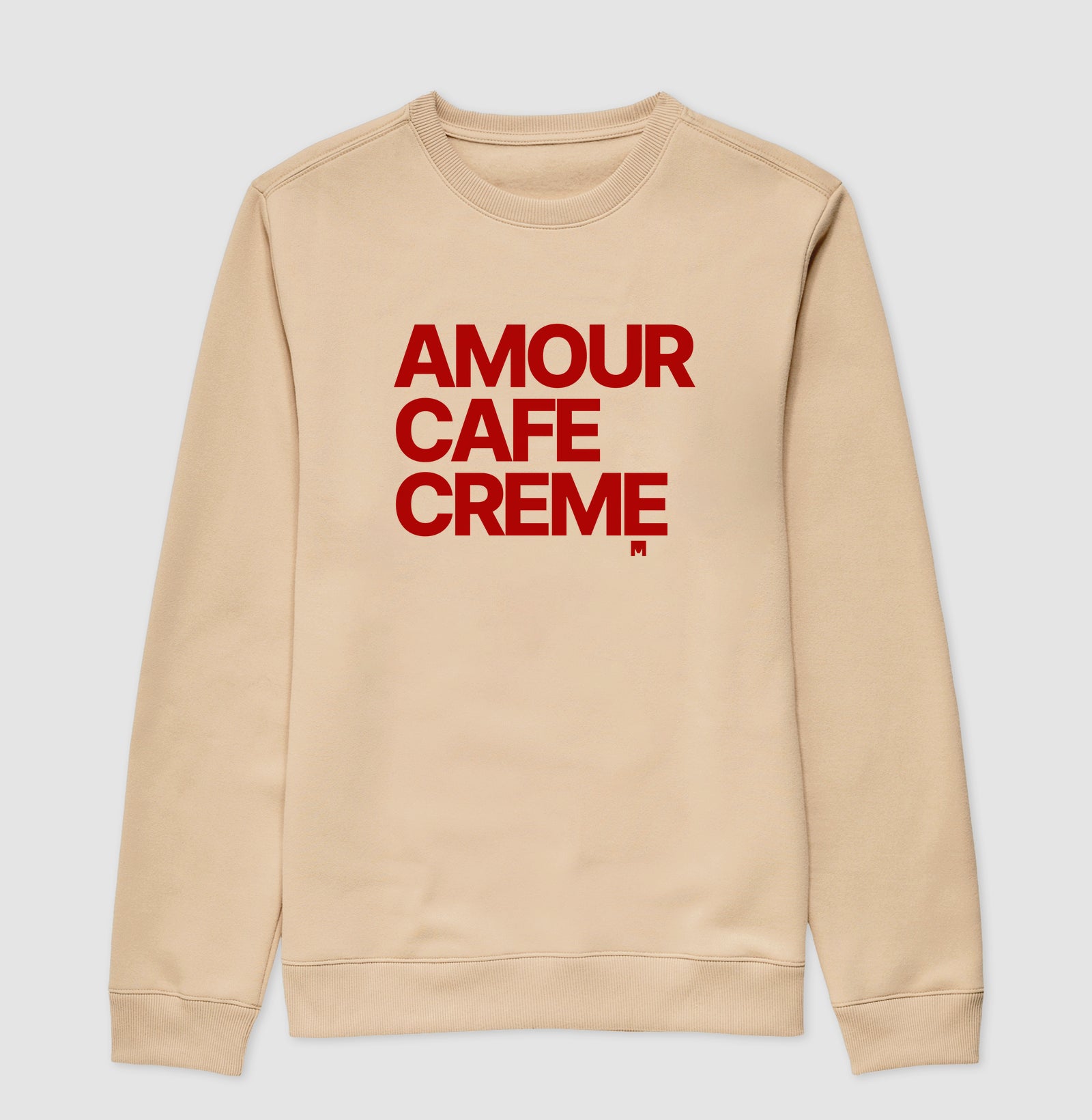 Moletom Amour Café Creme