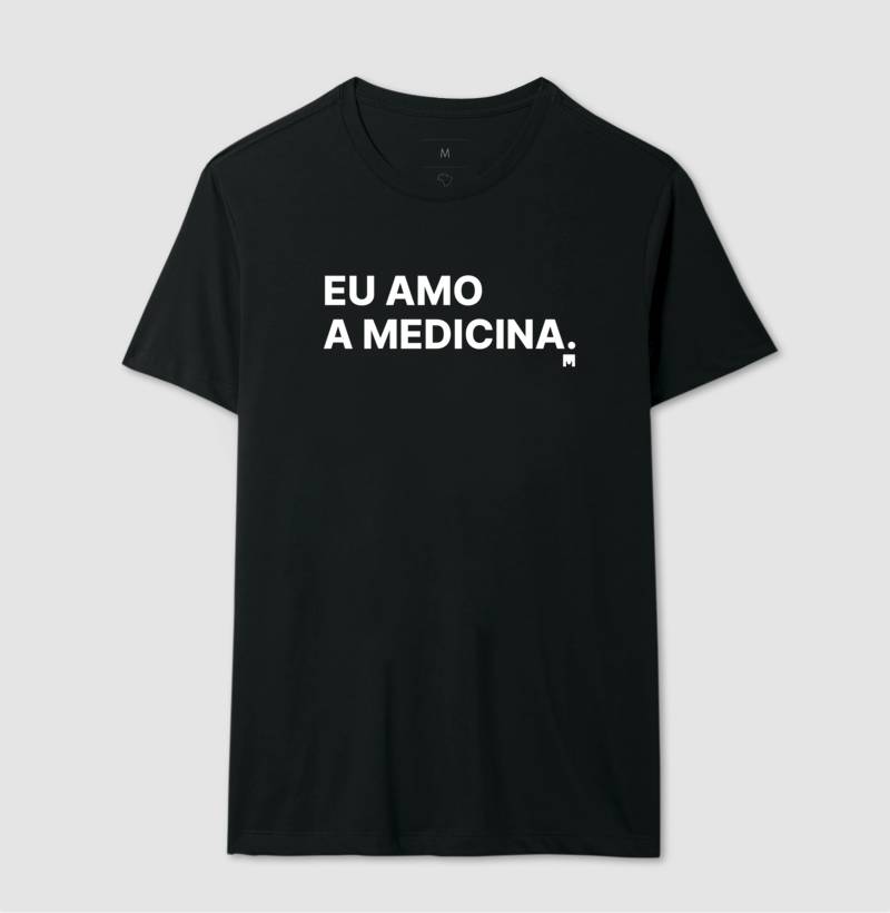 Camiseta Eu amo a medicina