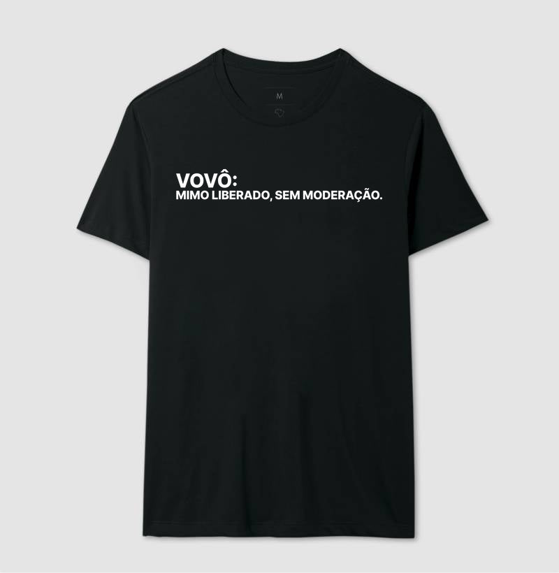 Camiseta Vovô mimo liberado sem moderação
