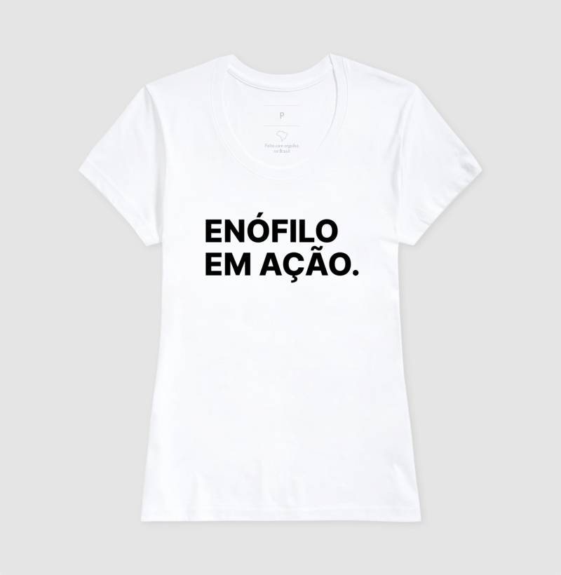 Camiseta Enófilo em ação