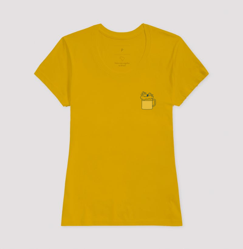 CAMISETA NAS NUVENS COM CERVEJA